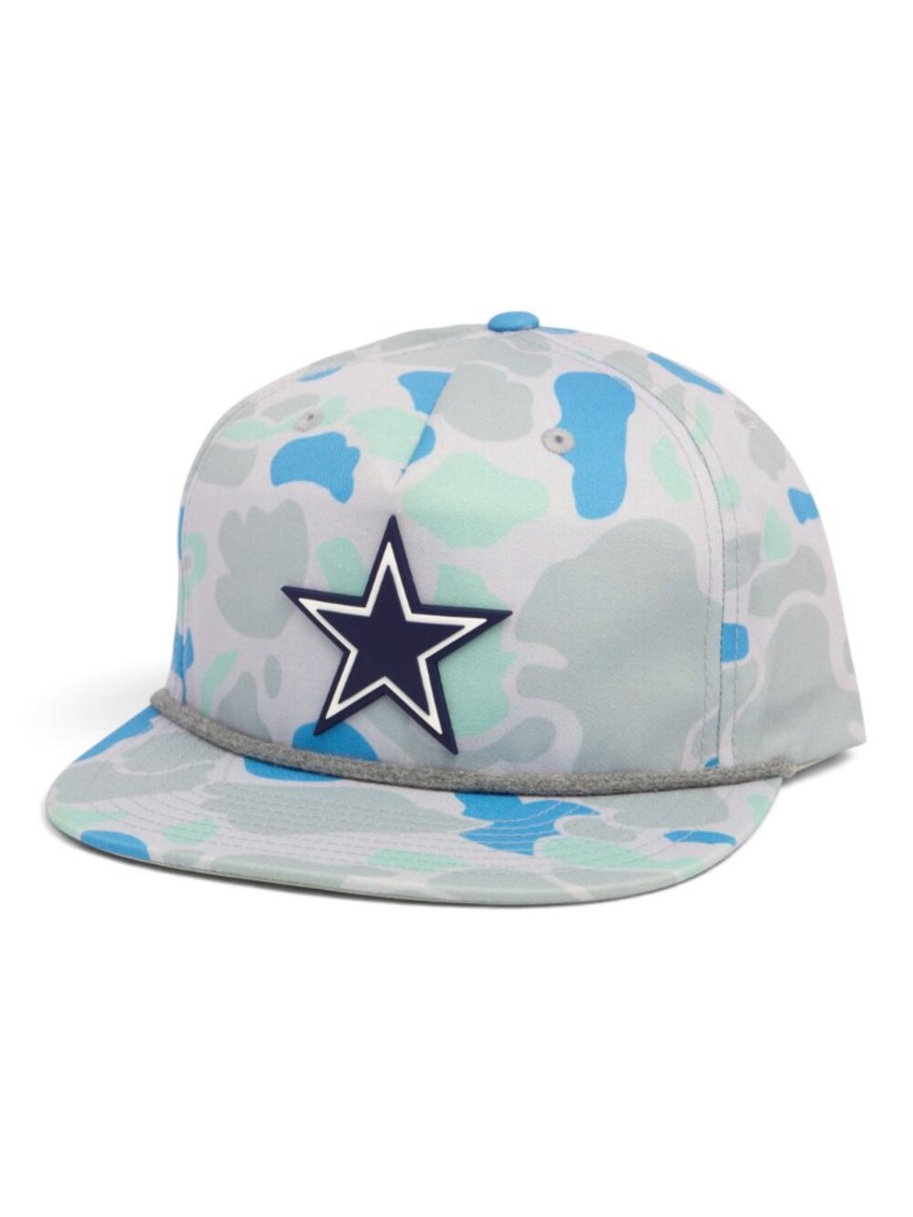 Dallas Cowboys 3D Umpqua Rope Hat- Saltwater Duck Camo/ Charcoal